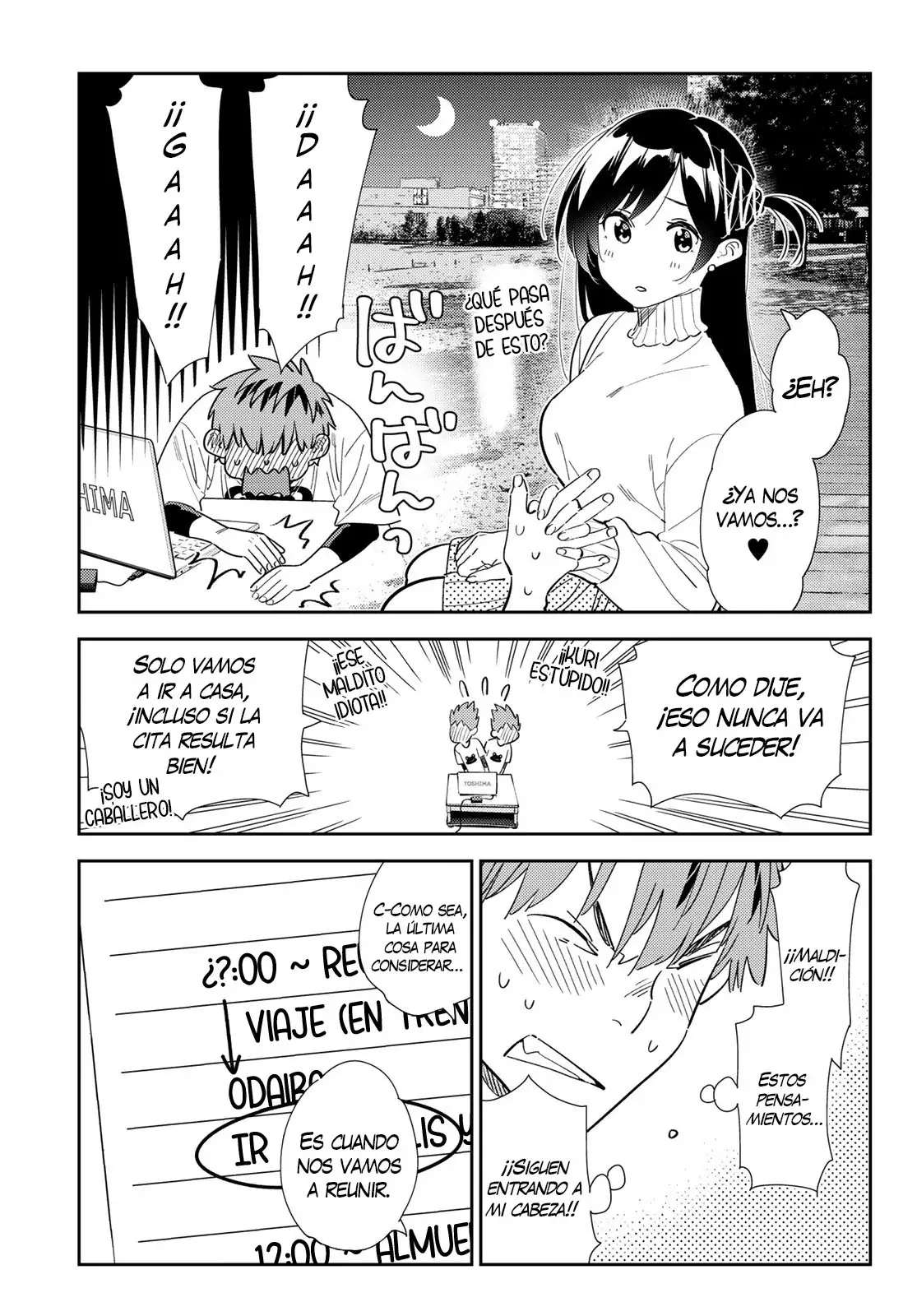 Kanojo, Okarishimasu Capitulo 326 página 10