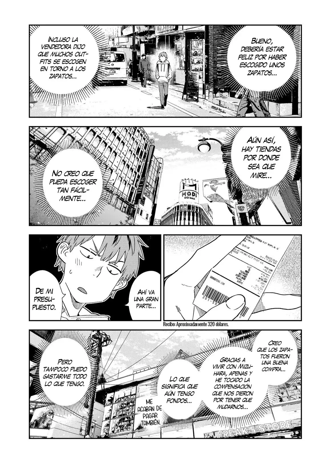 Kanojo, Okarishimasu Capitulo 331 página 4
