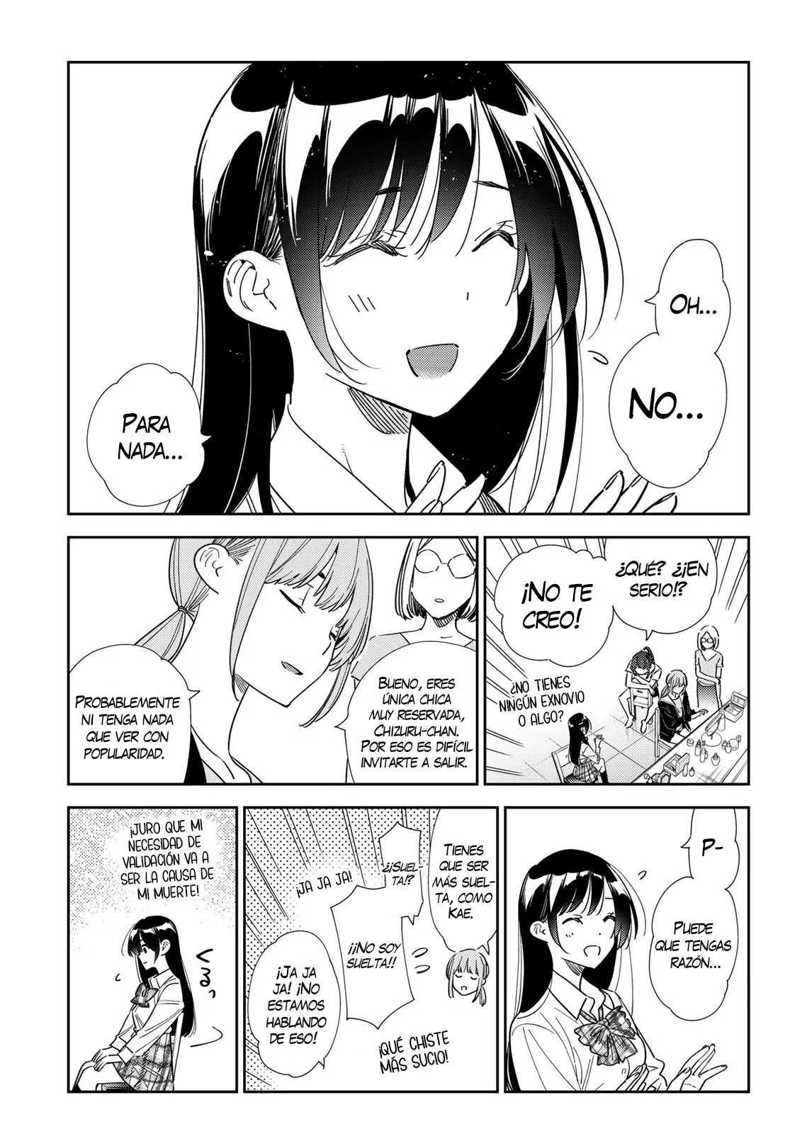 Kanojo, Okarishimasu Capitulo 334 página 14
