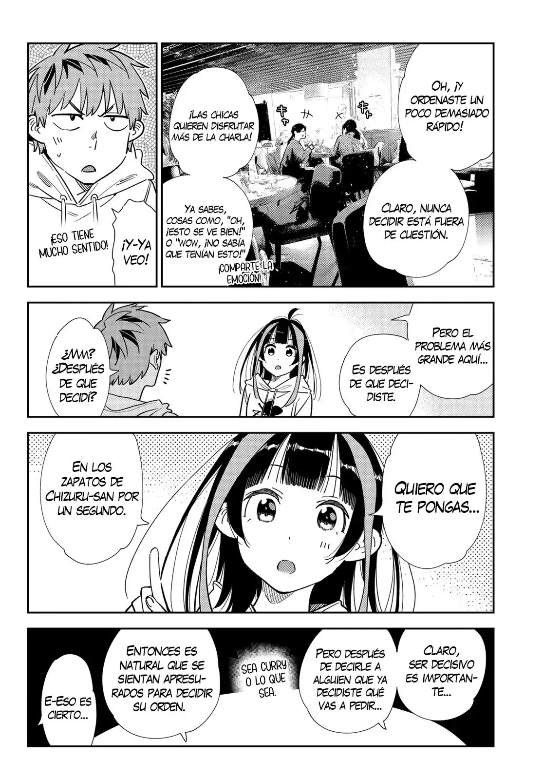 Kanojo, Okarishimasu Capitulo 335 página 15