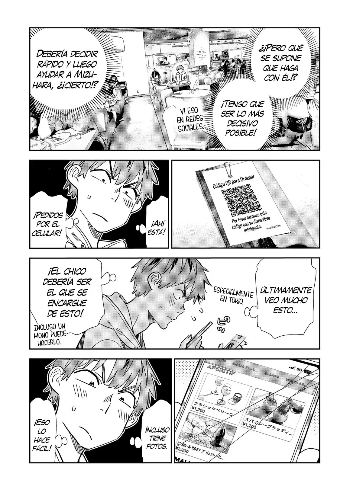 Kanojo, Okarishimasu Capitulo 335 página 8