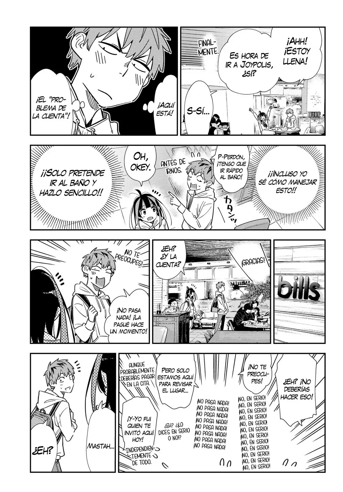 Kanojo, Okarishimasu Capitulo 336 página 12