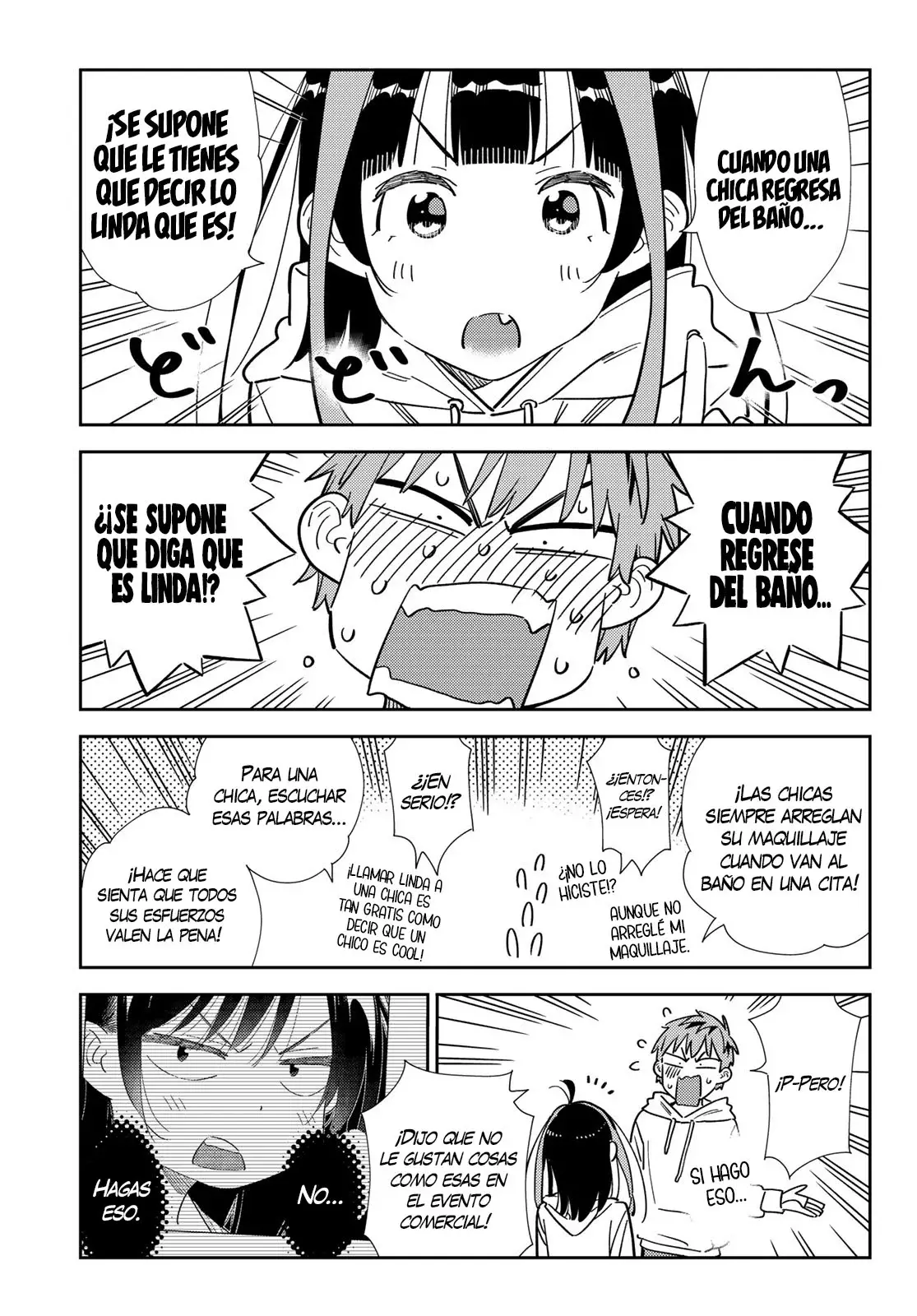 Kanojo, Okarishimasu Capitulo 338 página 15