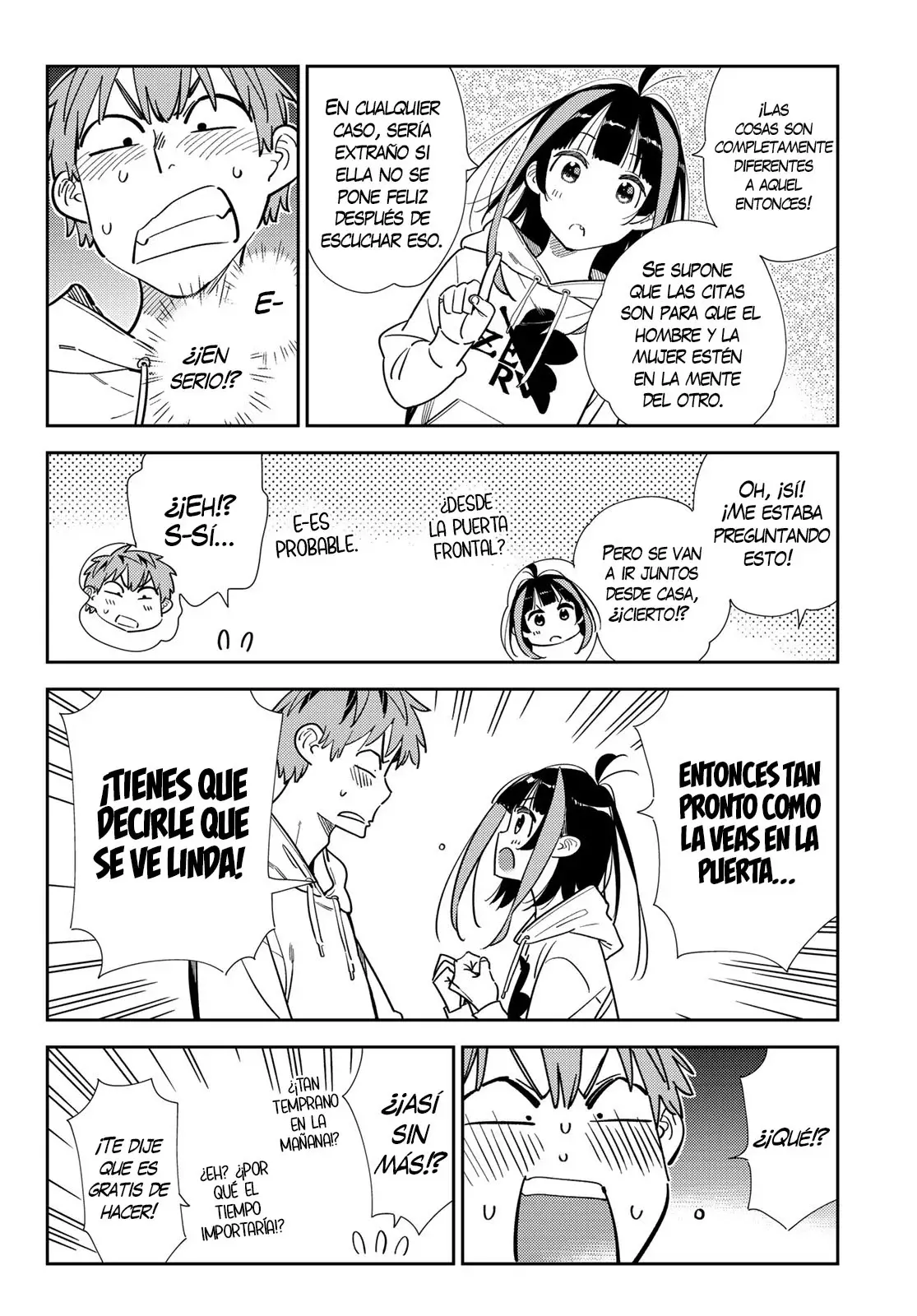 Kanojo, Okarishimasu Capitulo 338 página 16