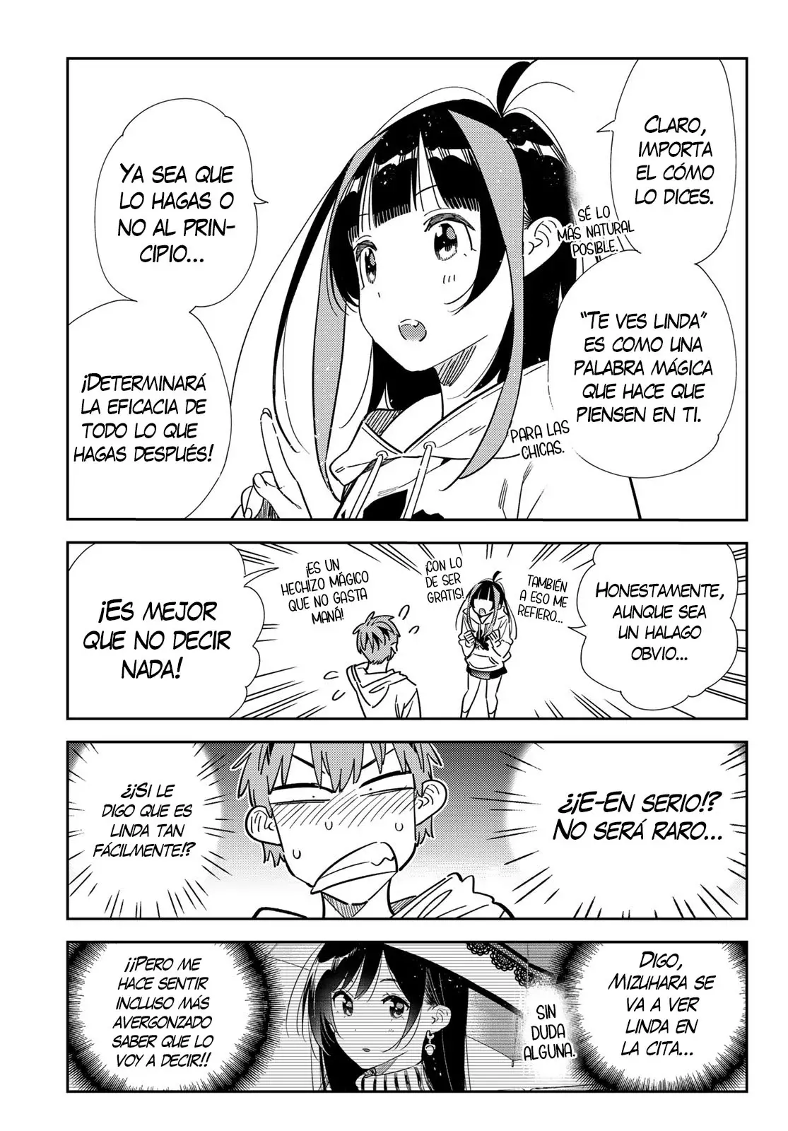 Kanojo, Okarishimasu Capitulo 338 página 17