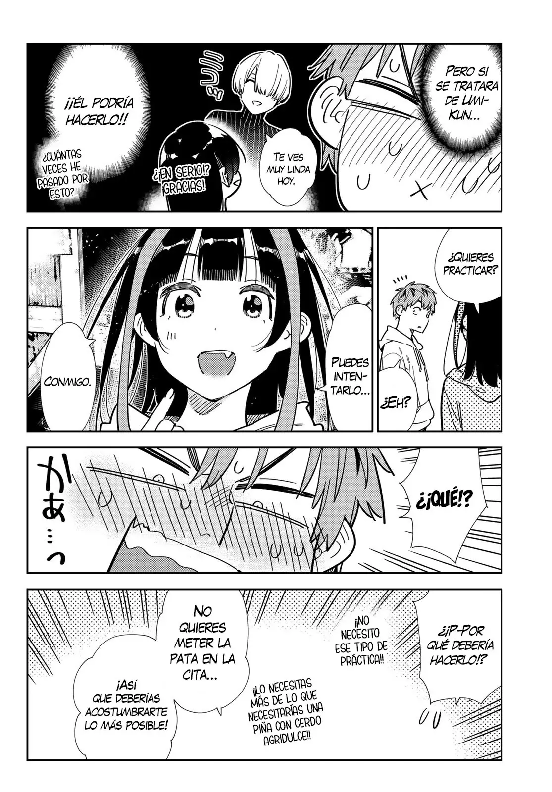 Kanojo, Okarishimasu Capitulo 338 página 18
