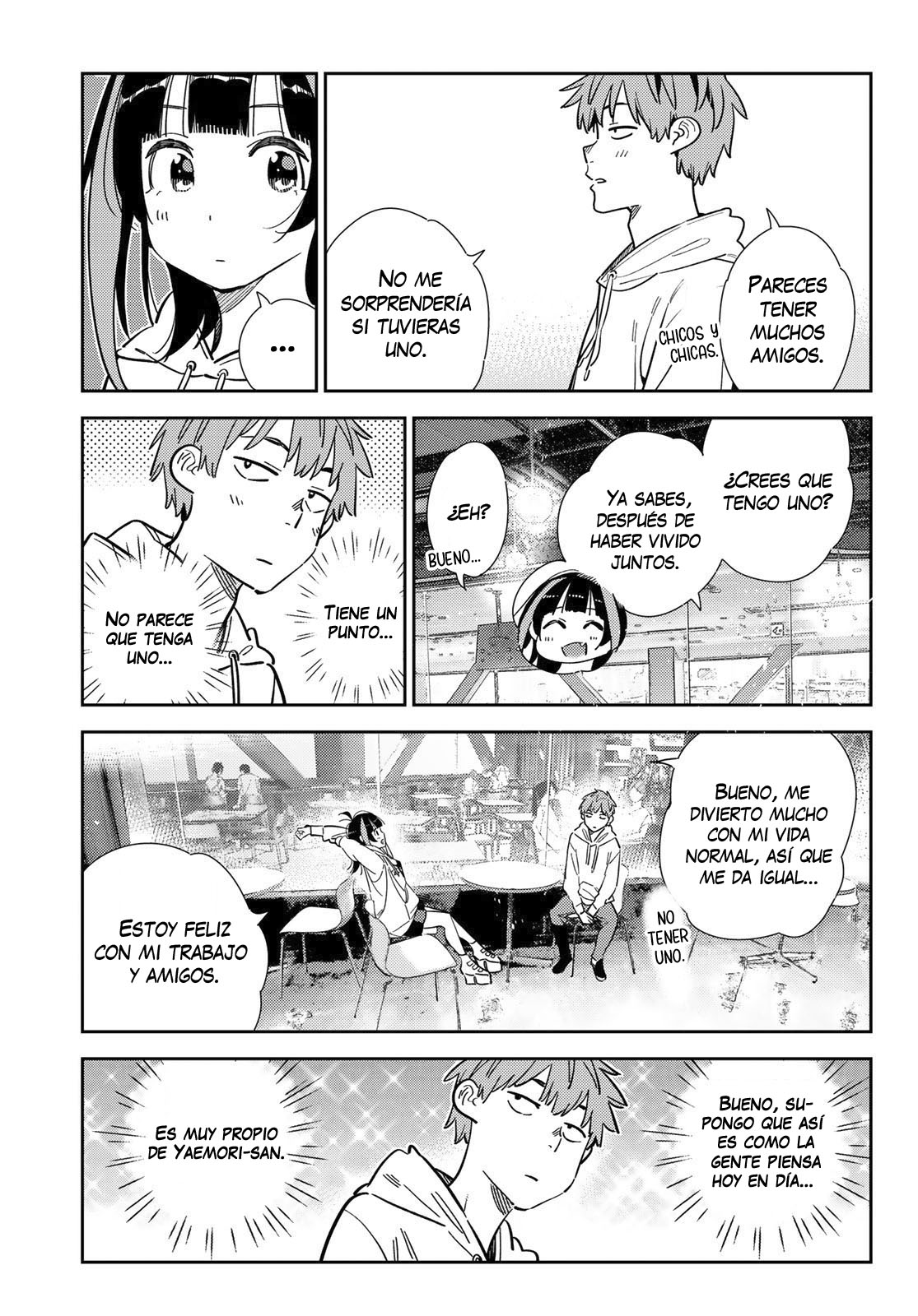 Kanojo, Okarishimasu Capitulo 341 página 15