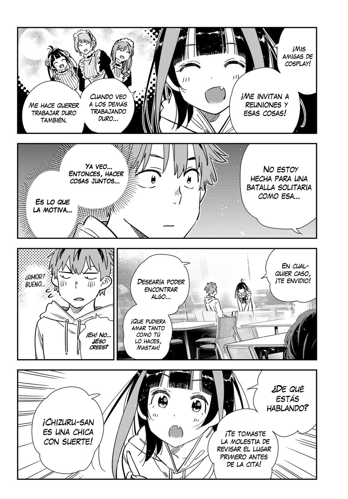 Kanojo, Okarishimasu Capitulo 341 página 18