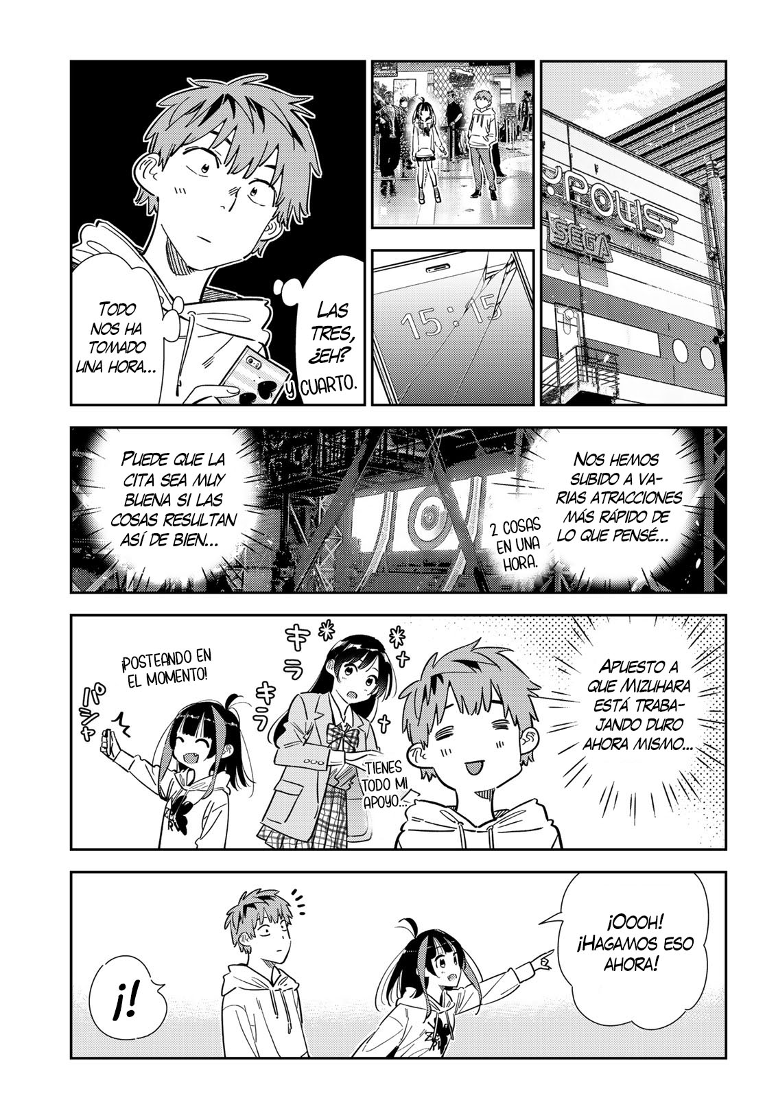 Kanojo, Okarishimasu Capitulo 341 página 3