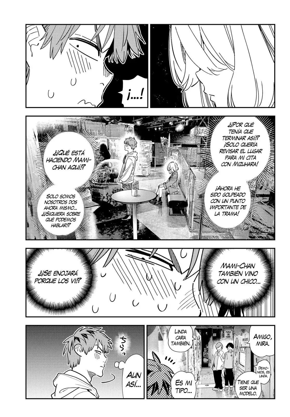 Kanojo, Okarishimasu Capitulo 343 página 4
