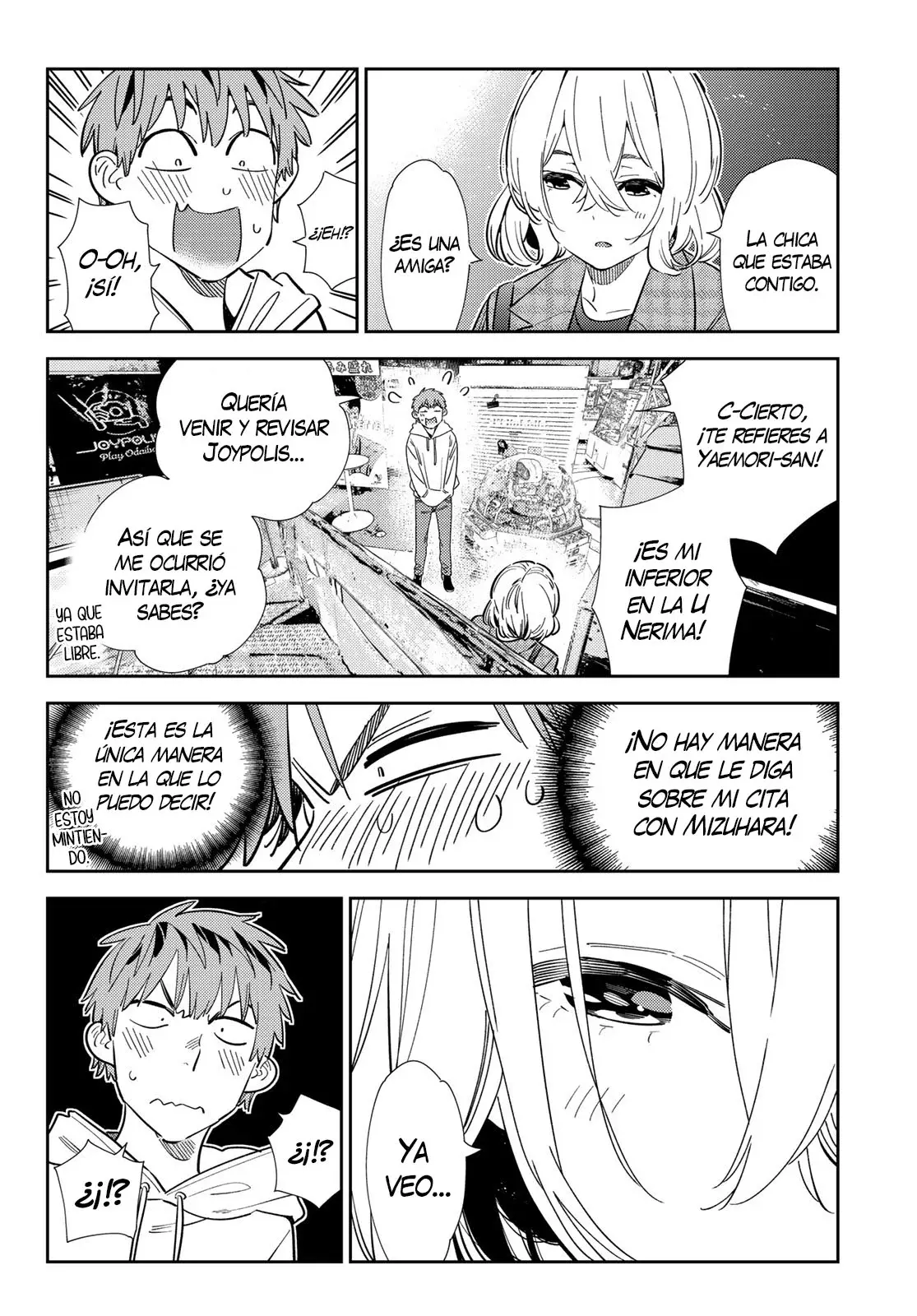 Kanojo, Okarishimasu Capitulo 343 página 9
