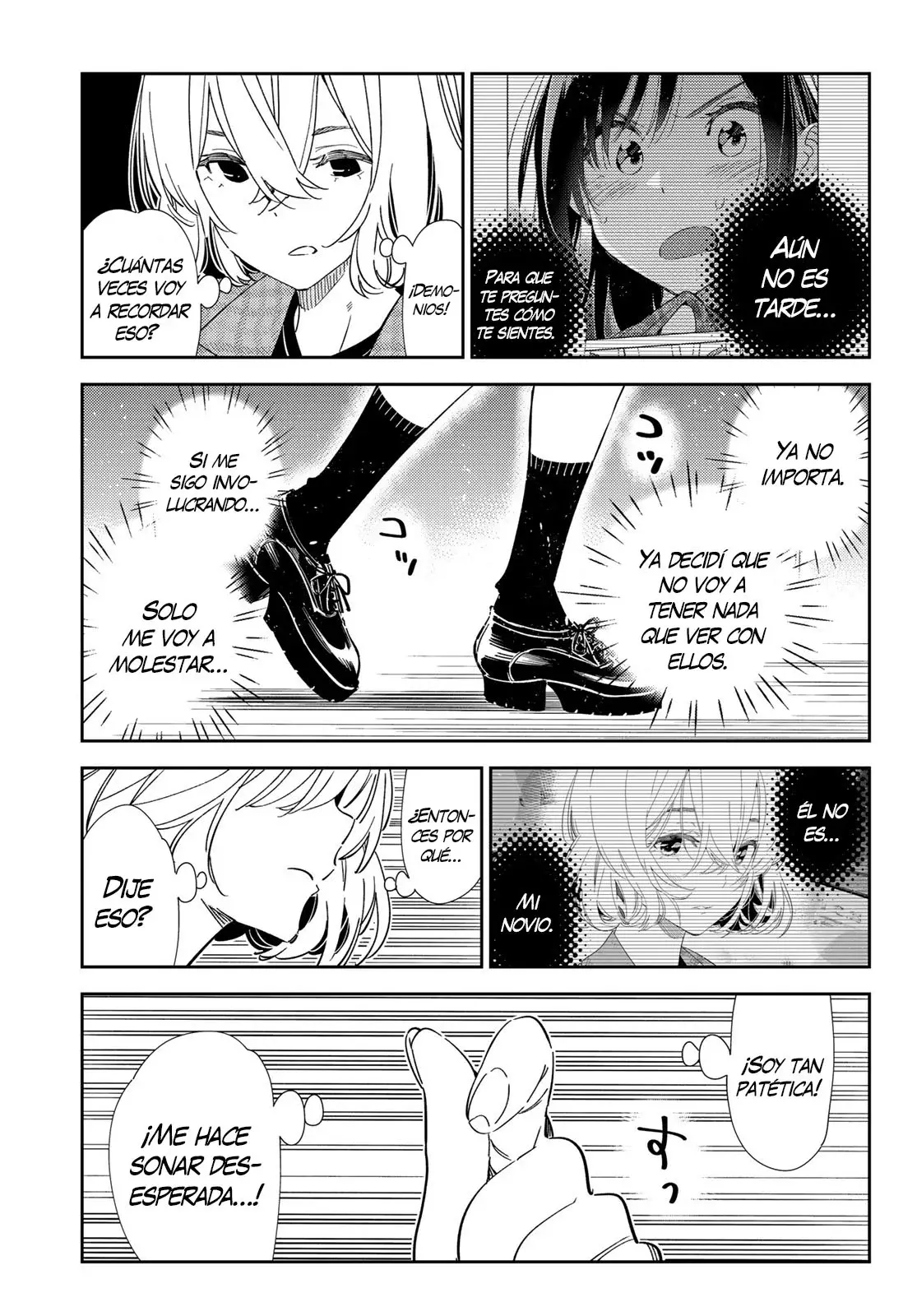 Kanojo, Okarishimasu Capitulo 344 página 4