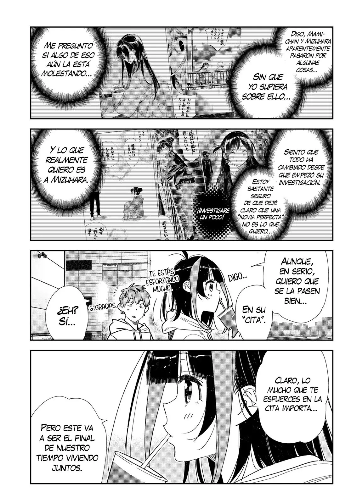 Kanojo, Okarishimasu Capitulo 344 página 9