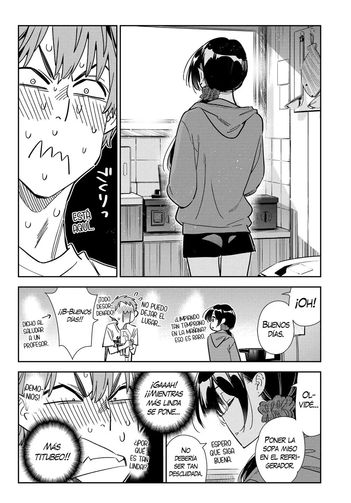 Kanojo, Okarishimasu Capitulo 346 página 9