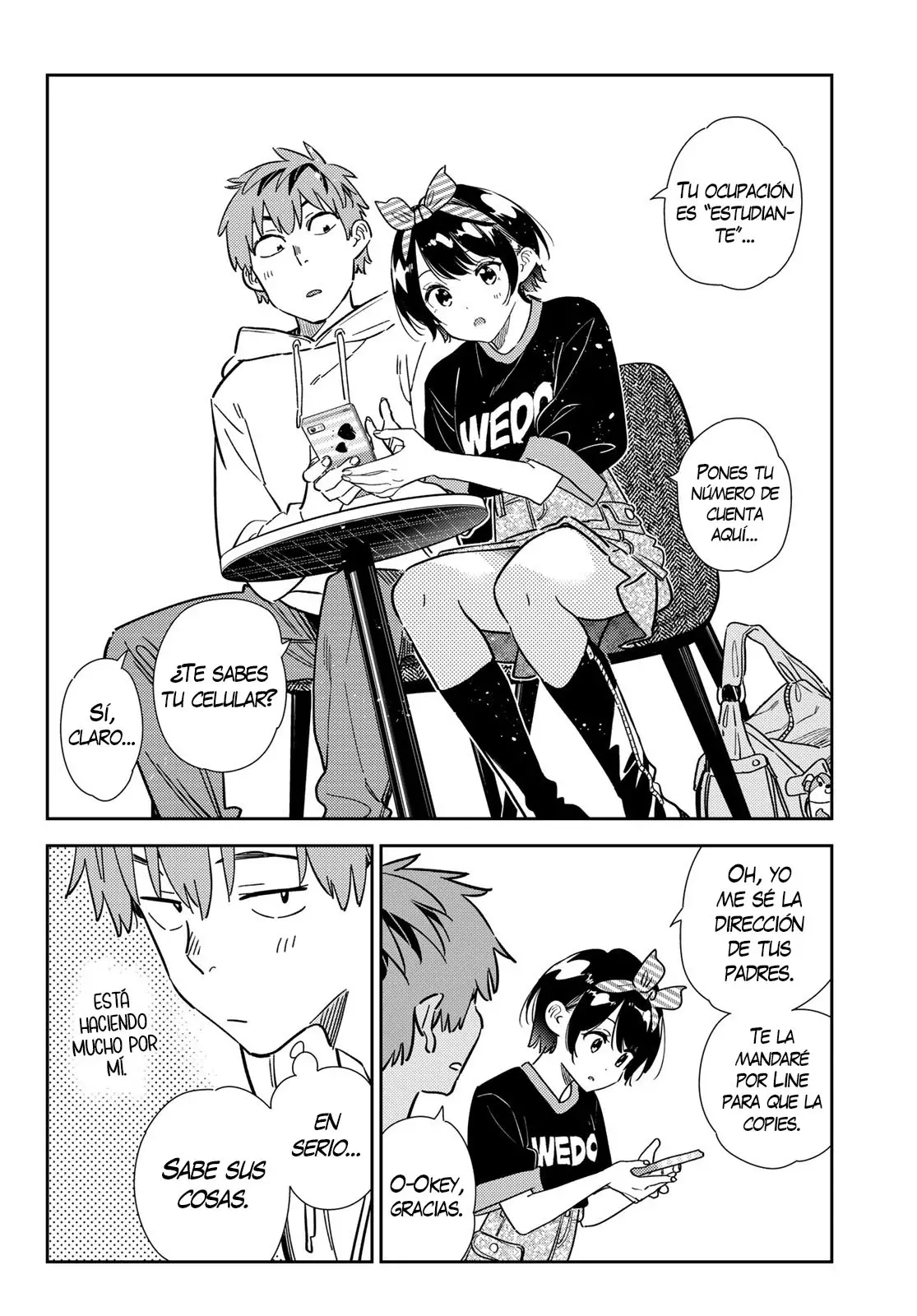 Kanojo, Okarishimasu Capitulo 347 página 11
