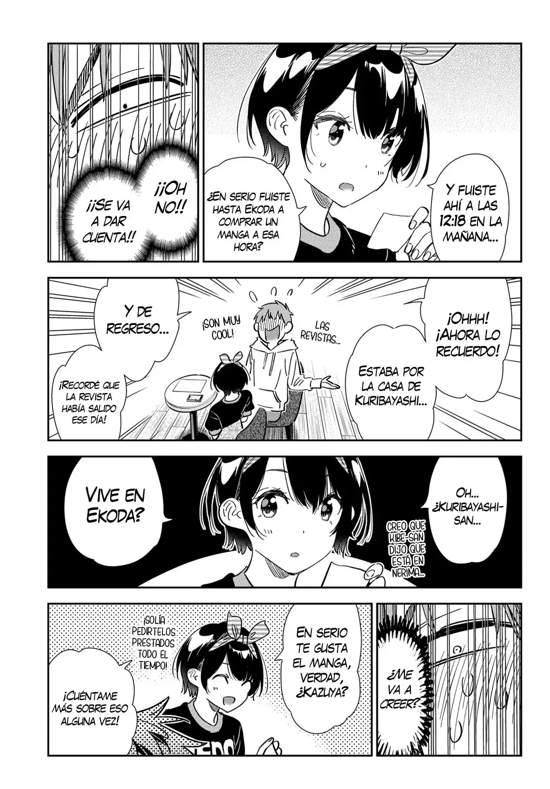 Kanojo, Okarishimasu Capitulo 347 página 14
