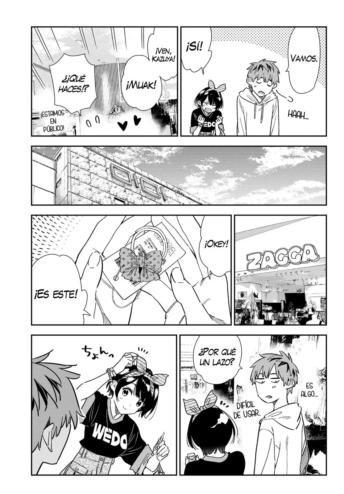 Kanojo, Okarishimasu Capitulo 348 página 10