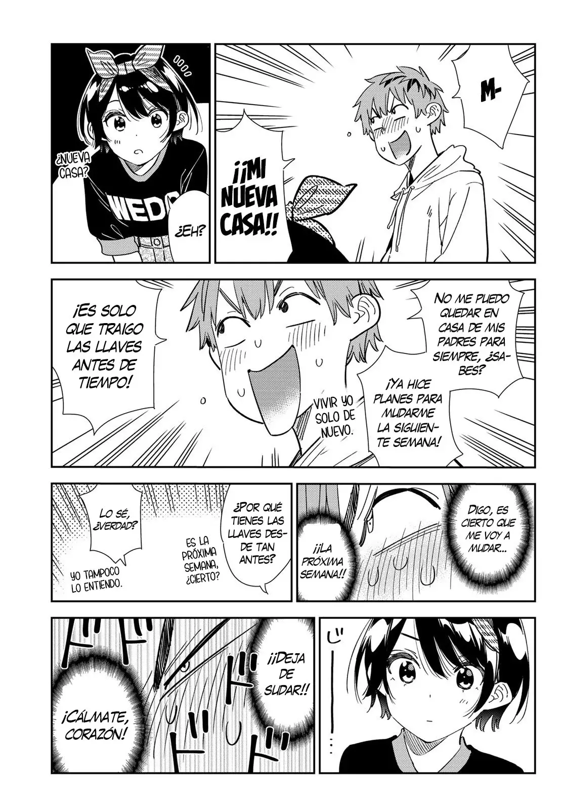 Kanojo, Okarishimasu Capitulo 348 página 6