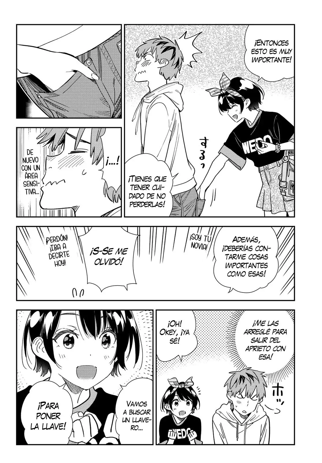 Kanojo, Okarishimasu Capitulo 348 página 7