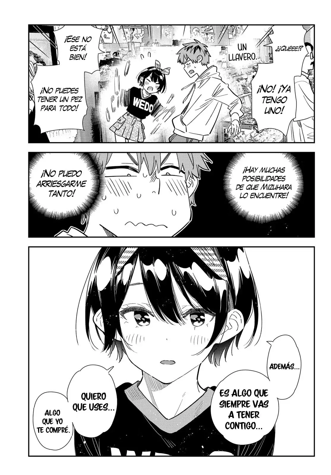 Kanojo, Okarishimasu Capitulo 348 página 8