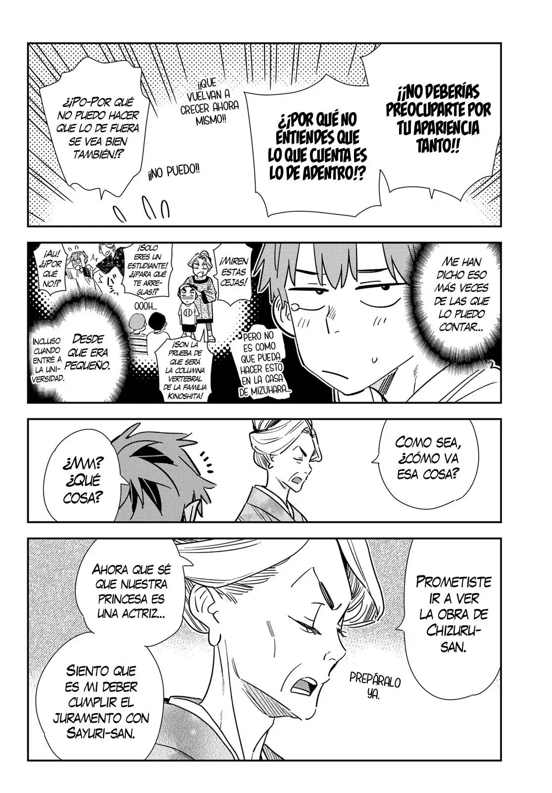 Kanojo, Okarishimasu Capitulo 351 página 12