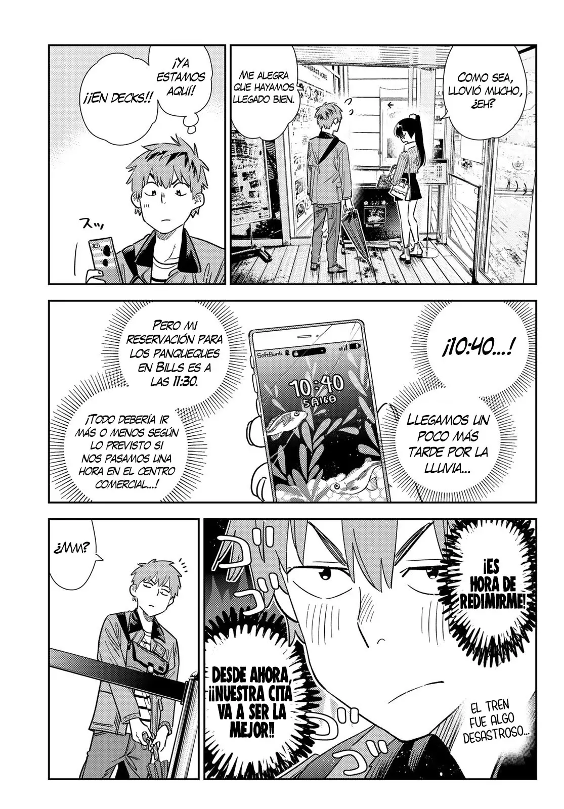 Kanojo, Okarishimasu Capitulo 355 página 4