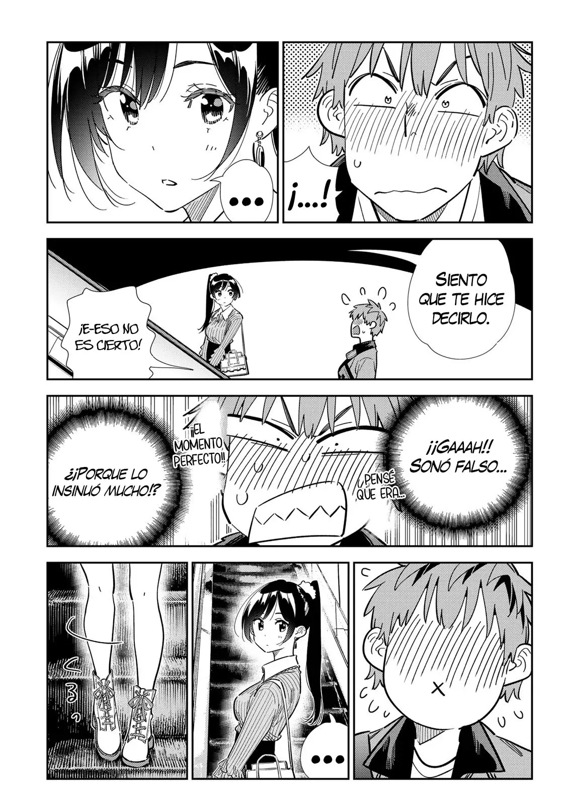 Kanojo, Okarishimasu Capitulo 356 página 4