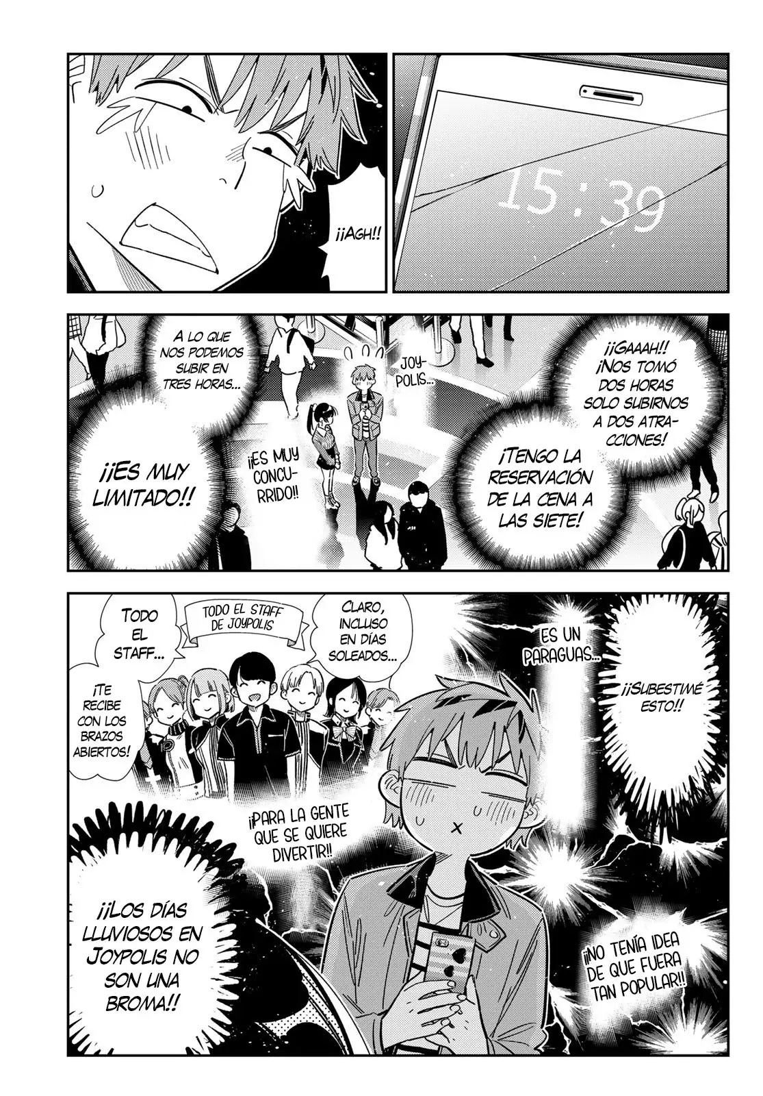 Kanojo, Okarishimasu Capitulo 366 página 4