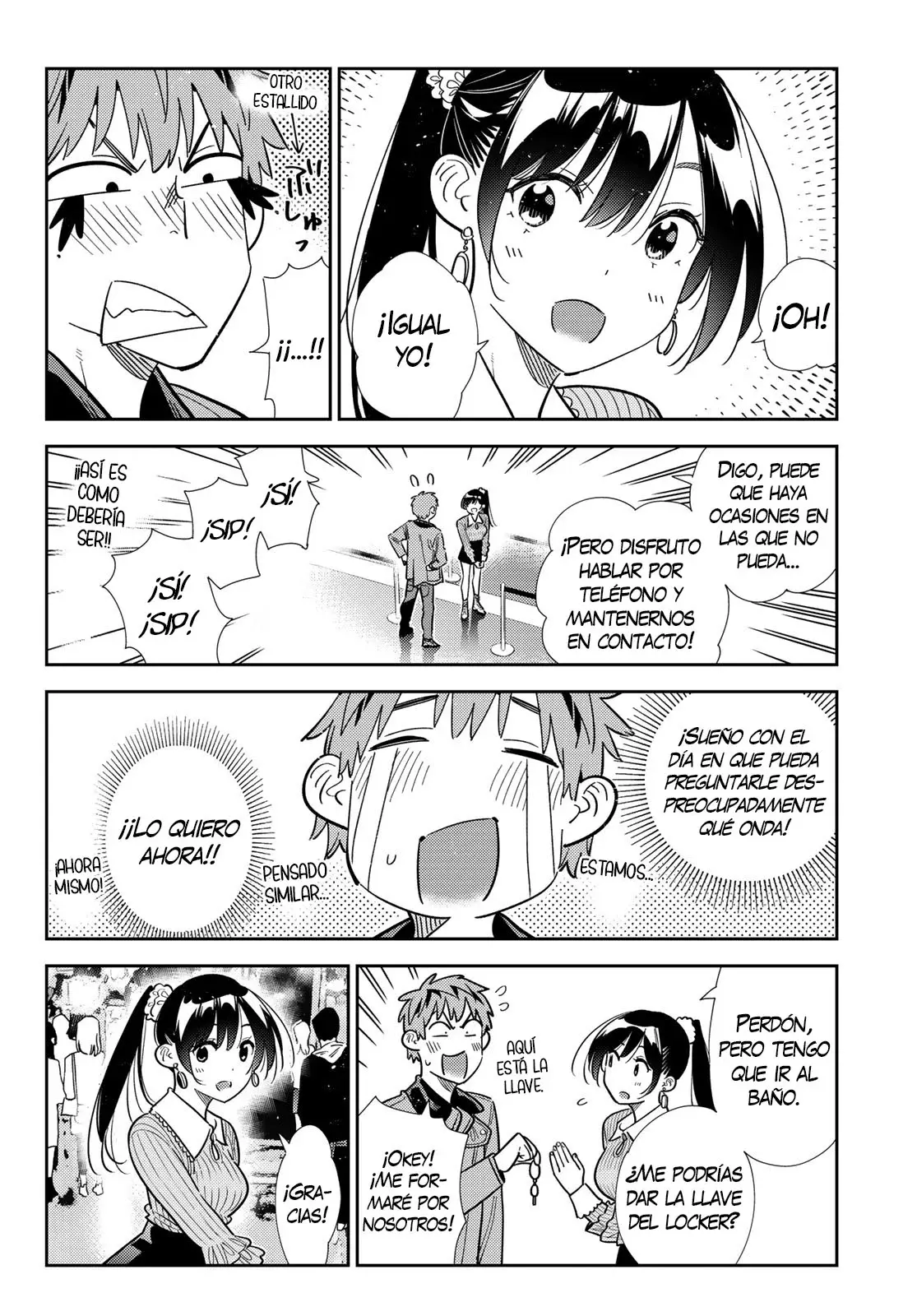 Kanojo, Okarishimasu Capitulo 369 página 17