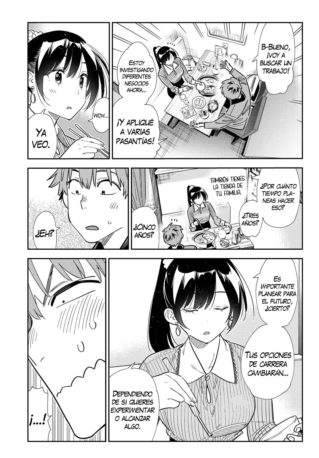 Kanojo, Okarishimasu Capitulo 375 página 8