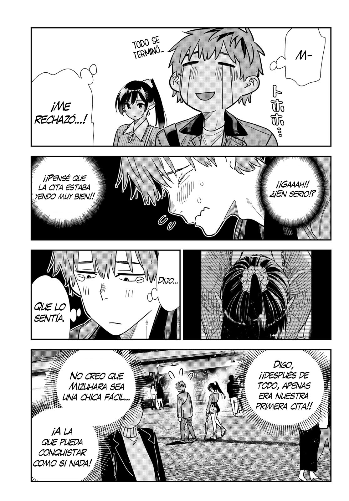 Kanojo, Okarishimasu Capitulo 381 página 3