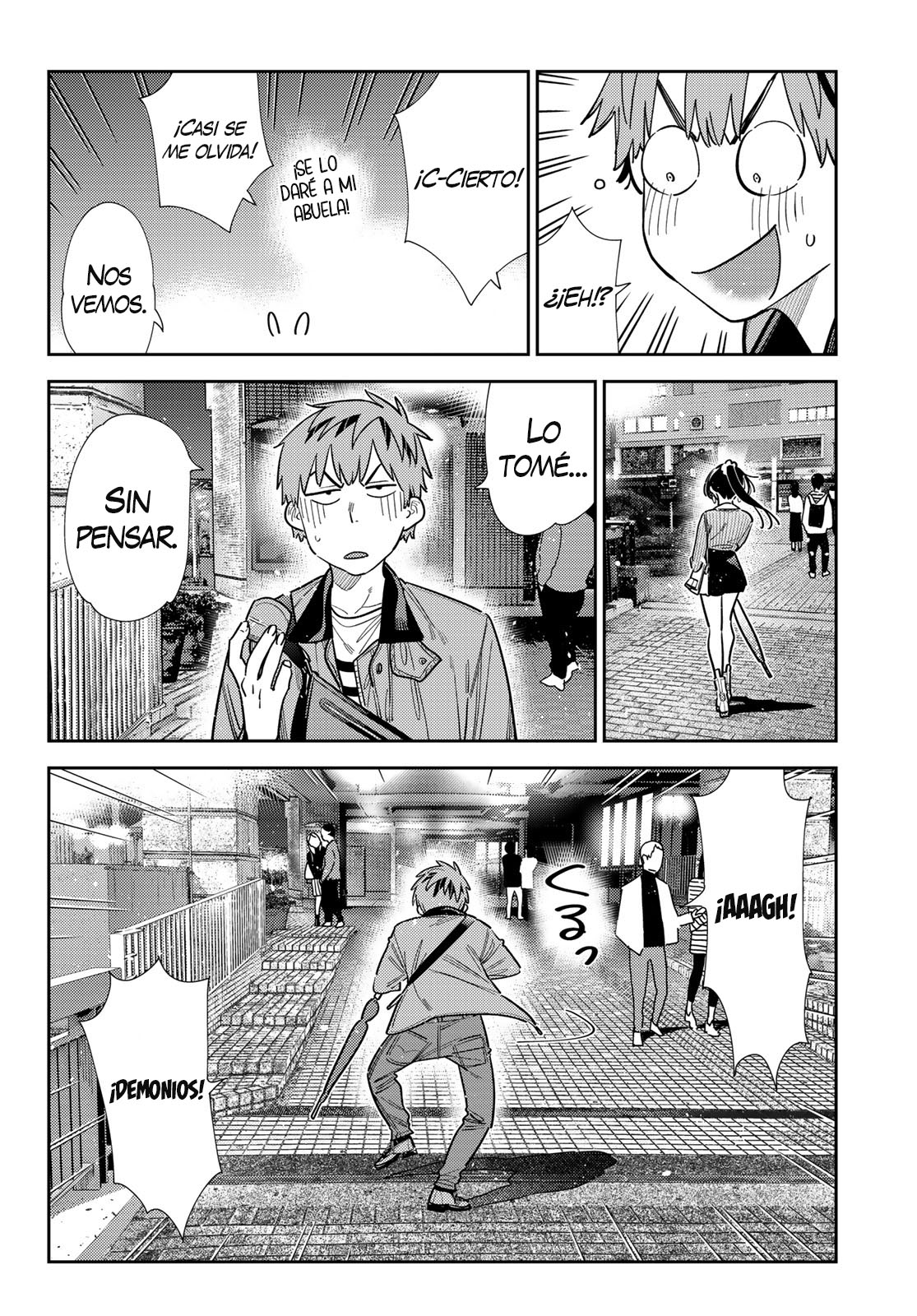 Kanojo, Okarishimasu Capitulo 381 página 8