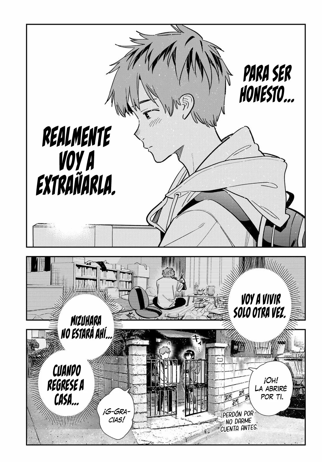 Kanojo, Okarishimasu Capitulo 385 página 8