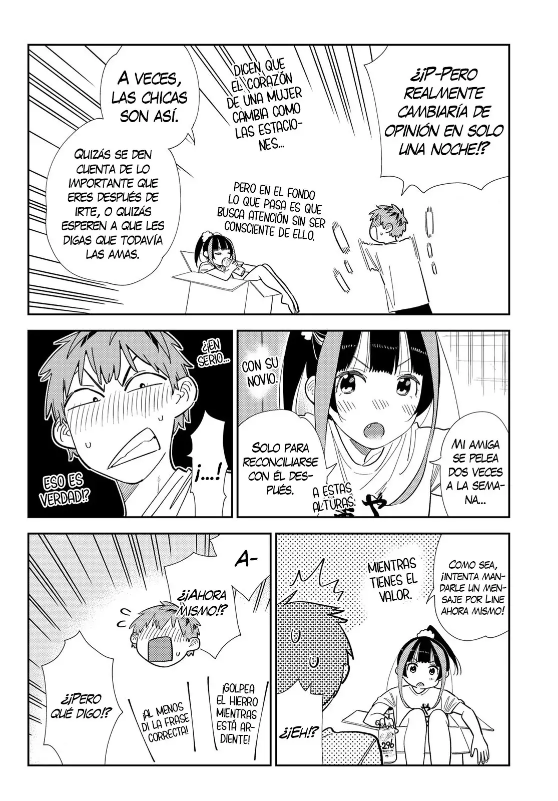Kanojo, Okarishimasu Capitulo 389 página 8