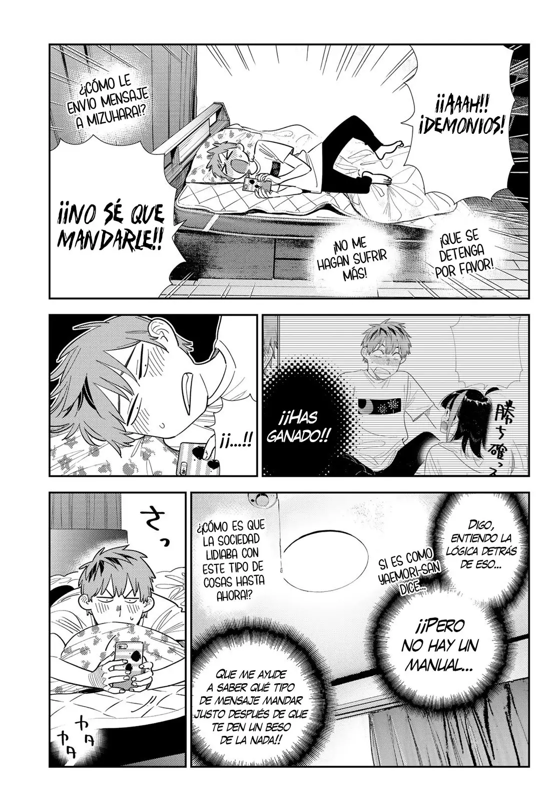 Kanojo, Okarishimasu Capitulo 391 página 4