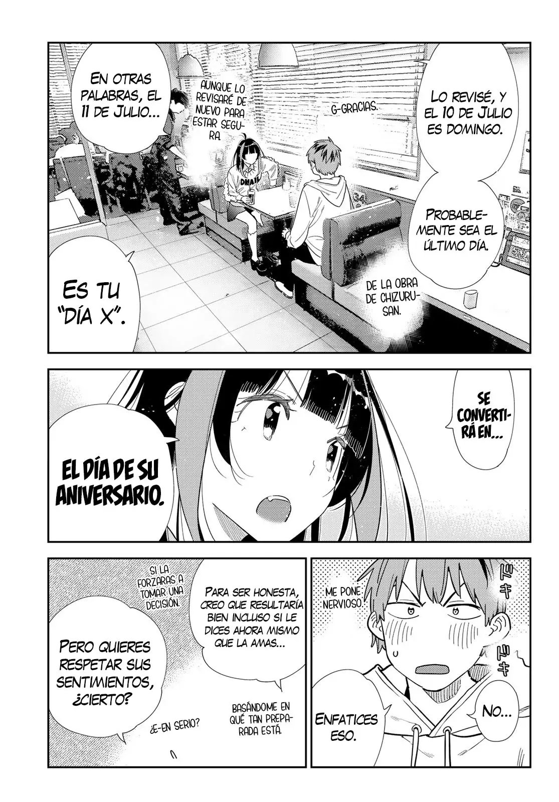 Kanojo, Okarishimasu Capitulo 392 página 4