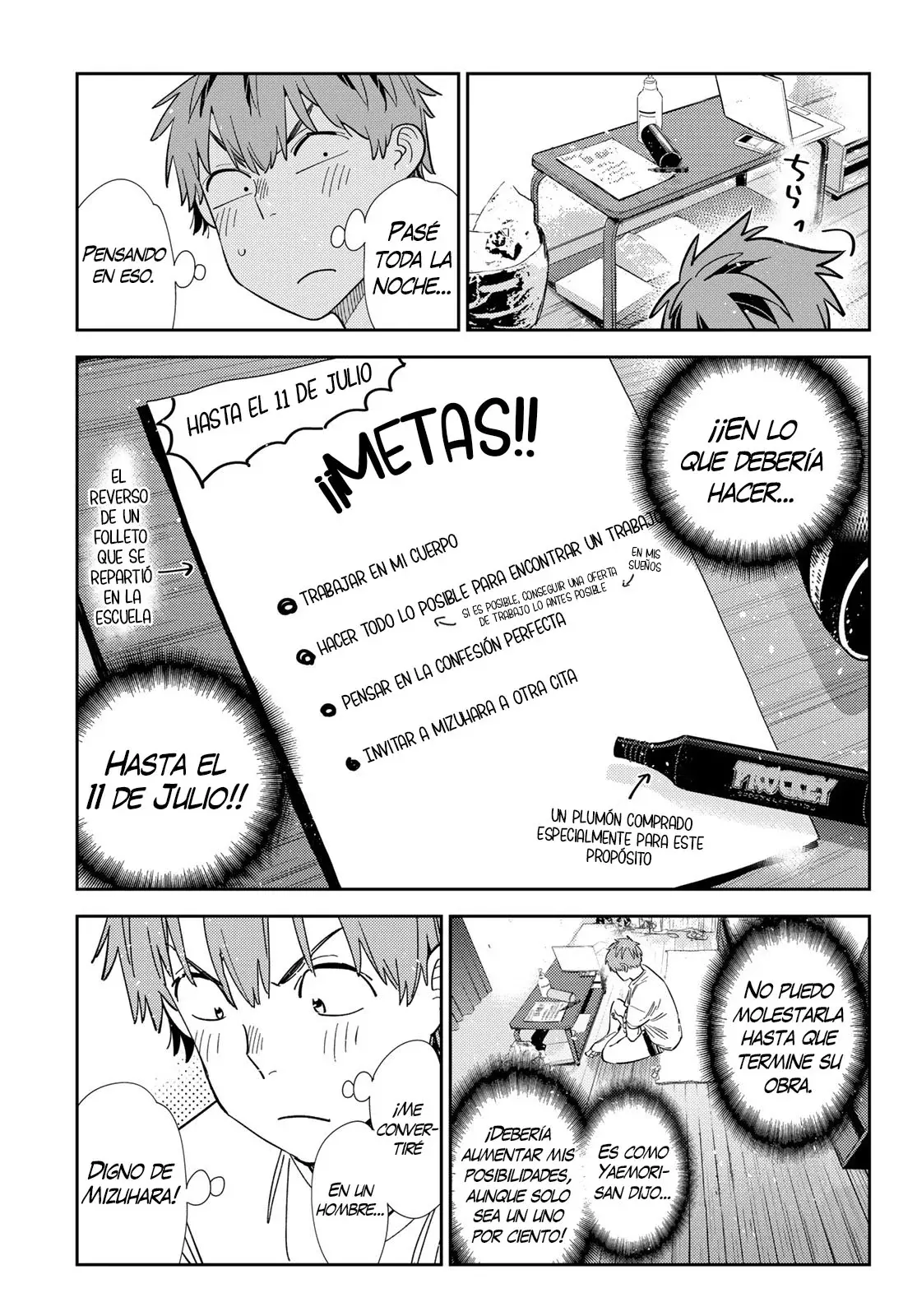 Kanojo, Okarishimasu Capitulo 393 página 11