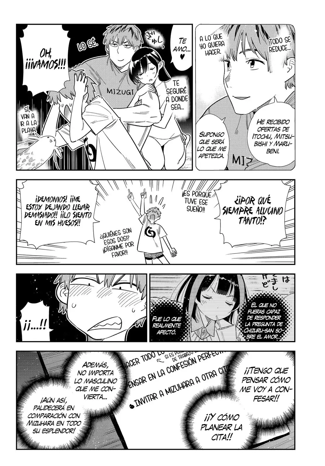 Kanojo, Okarishimasu Capitulo 393 página 14