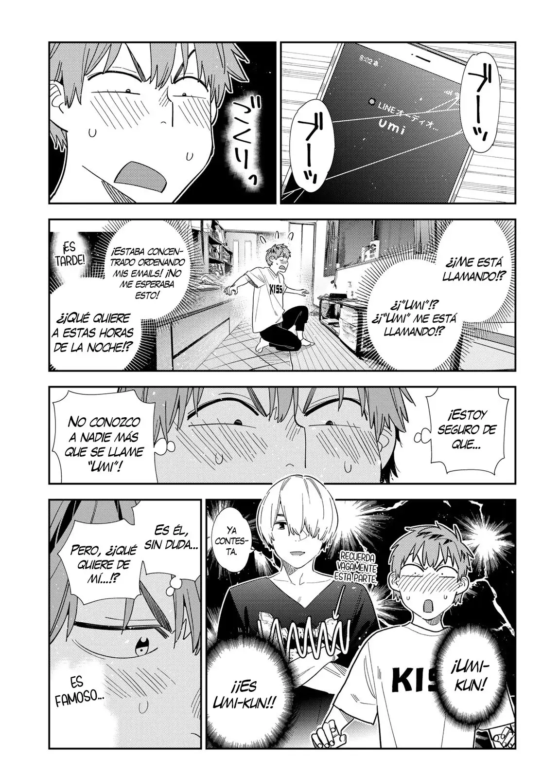 Kanojo, Okarishimasu Capitulo 396 página 4