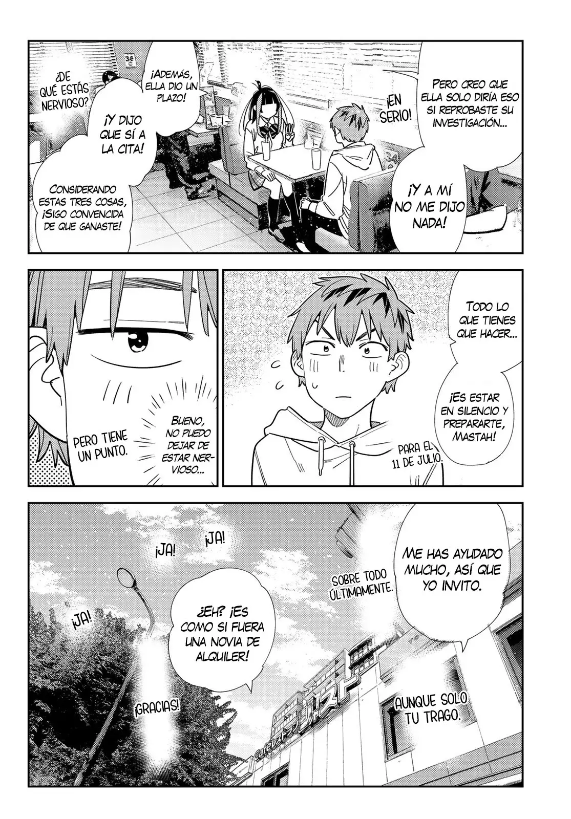 Kanojo, Okarishimasu Capitulo 398 página 11