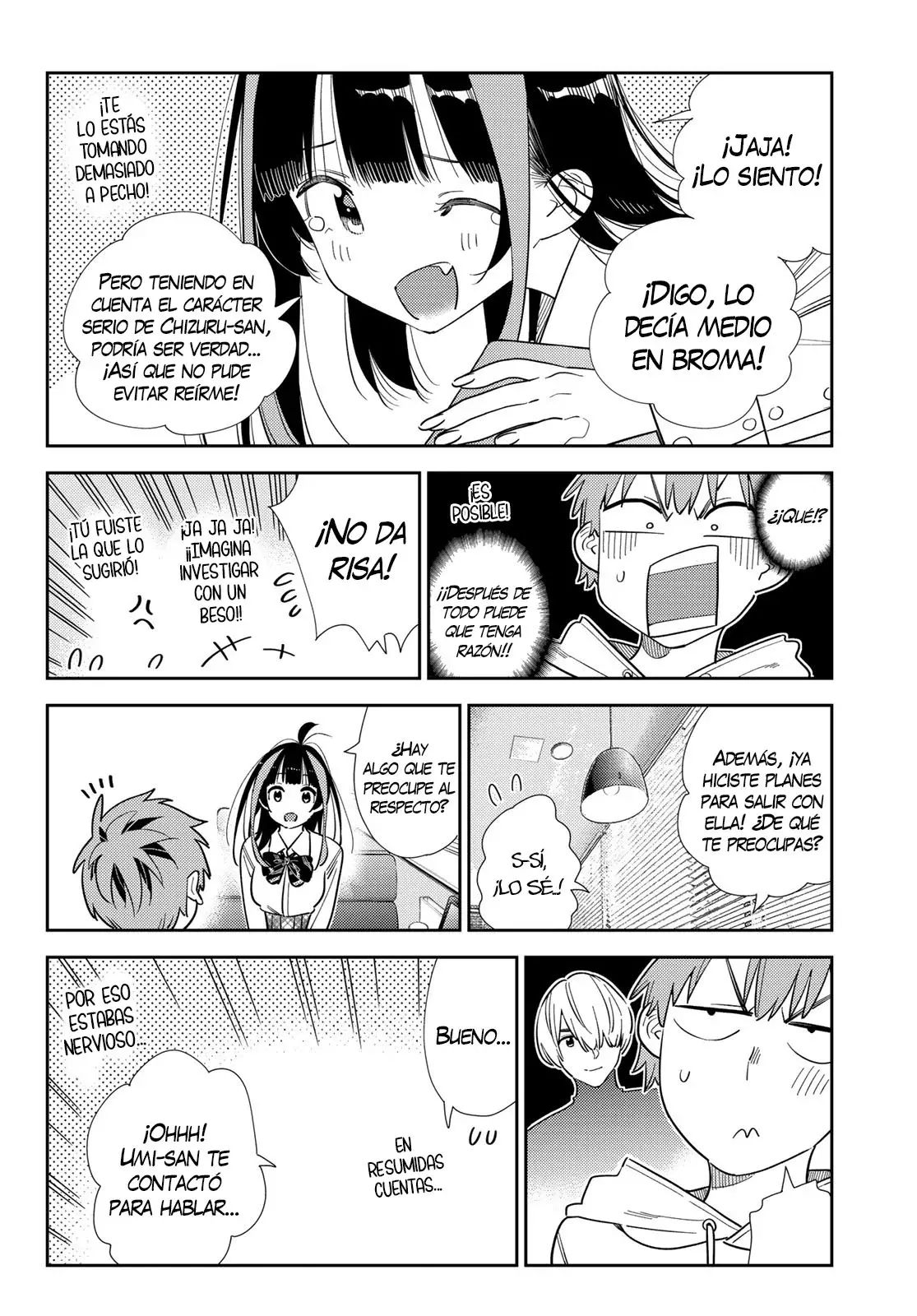 Kanojo, Okarishimasu Capitulo 398 página 7