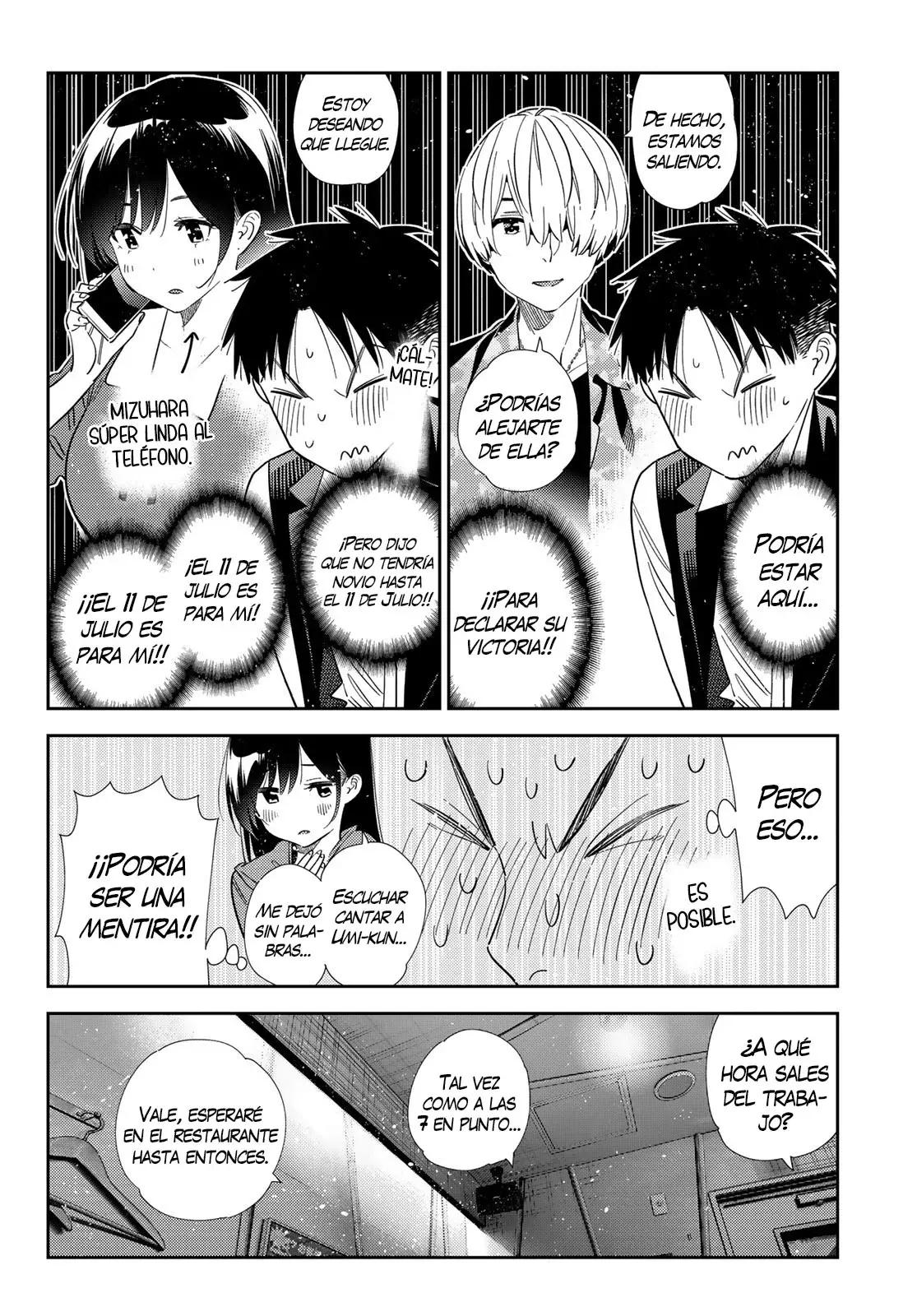 Kanojo, Okarishimasu Capitulo 408 página 15