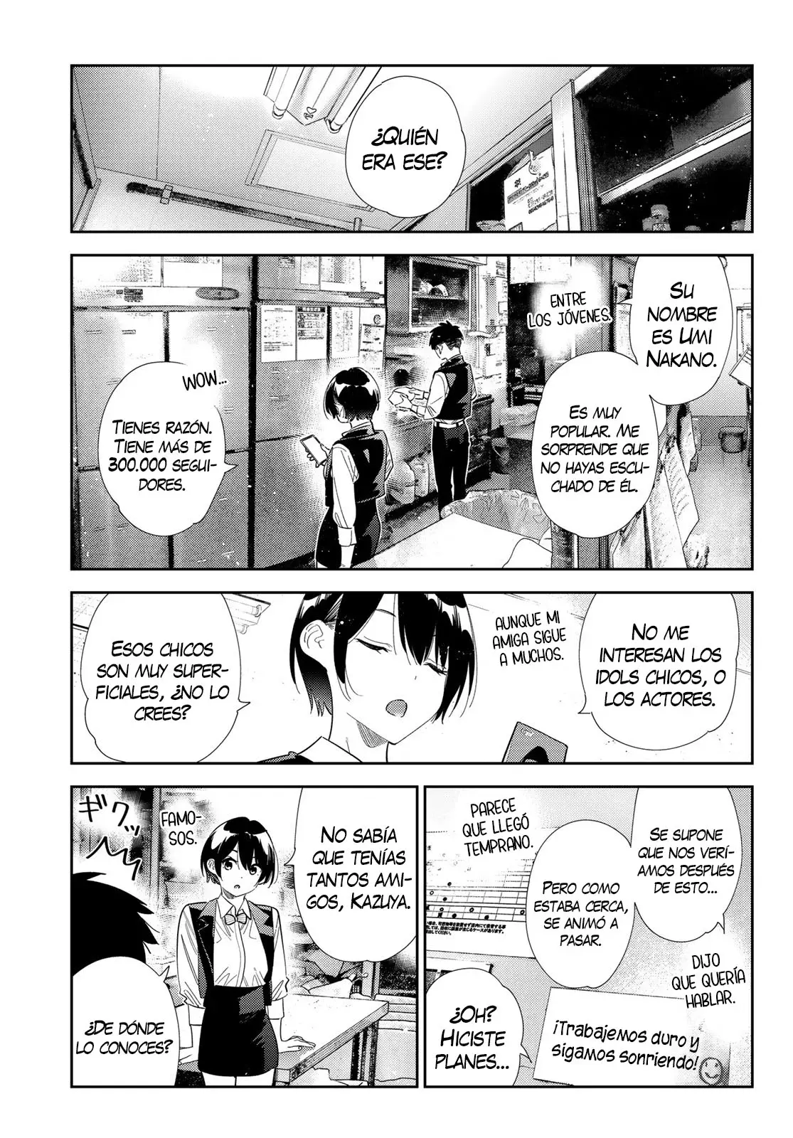 Kanojo, Okarishimasu Capitulo 408 página 4