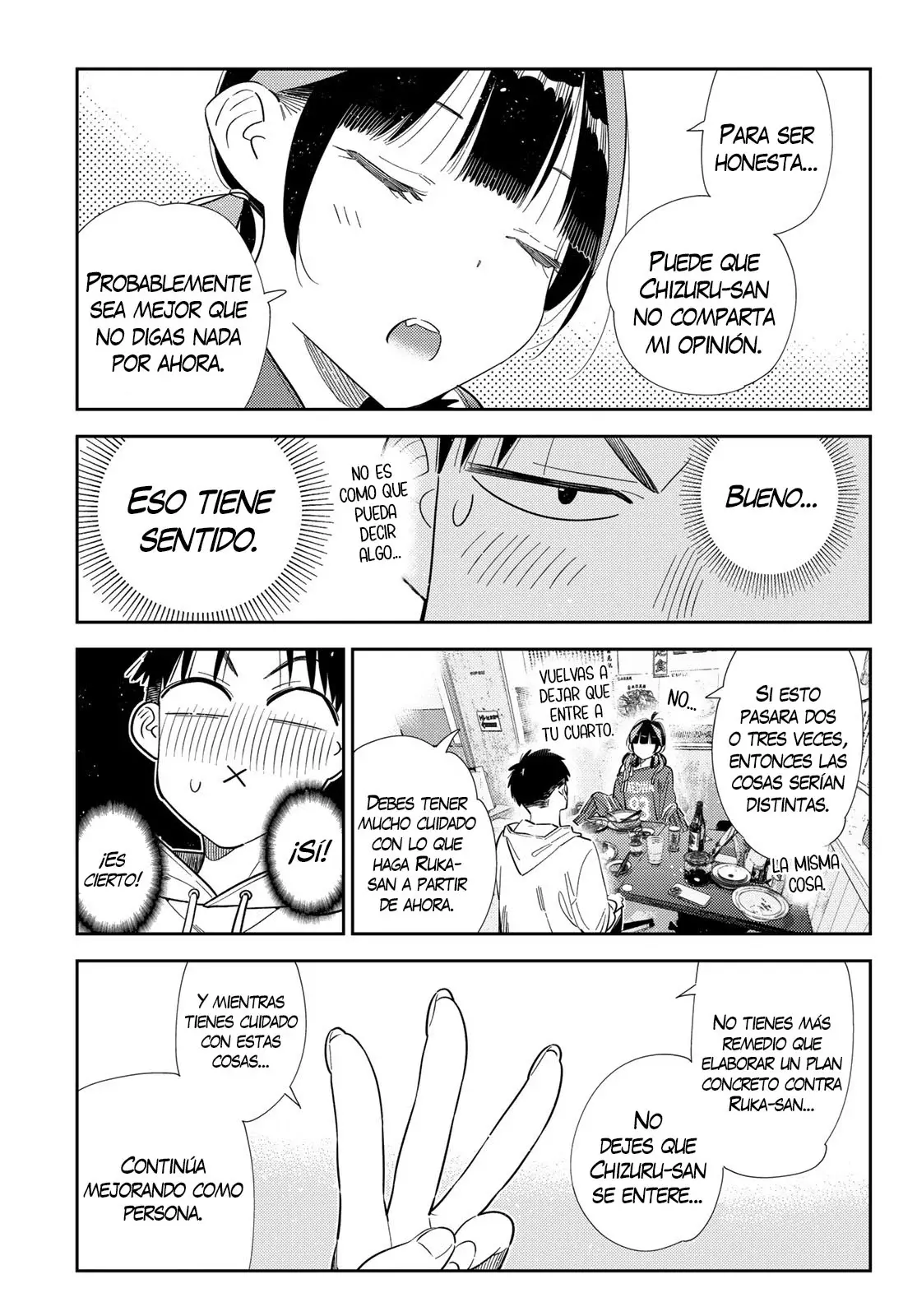 Kanojo, Okarishimasu Capitulo 411 página 14