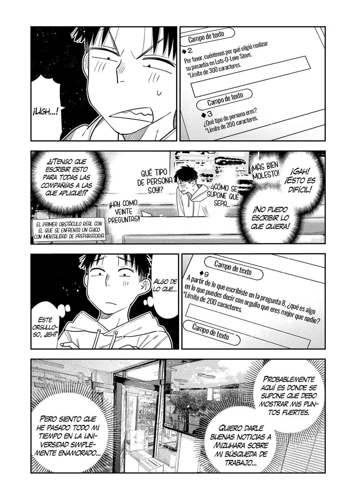 Kanojo, Okarishimasu Capitulo 412 página 7