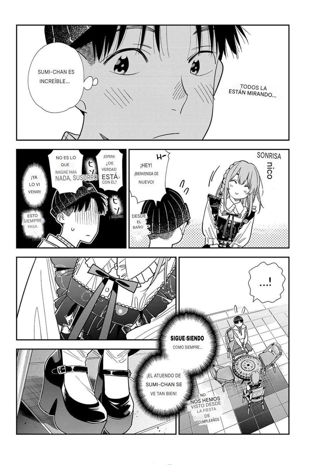 Kanojo, Okarishimasu Capitulo 419 página 6