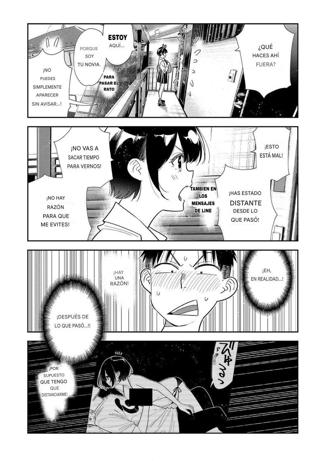 Kanojo, Okarishimasu Capitulo 424 página 3