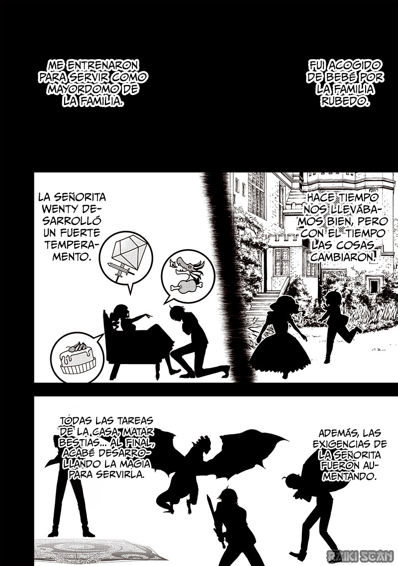 El mayordomo más fuerte del mundo Capitulo 1: Exilio y encuentro página 9