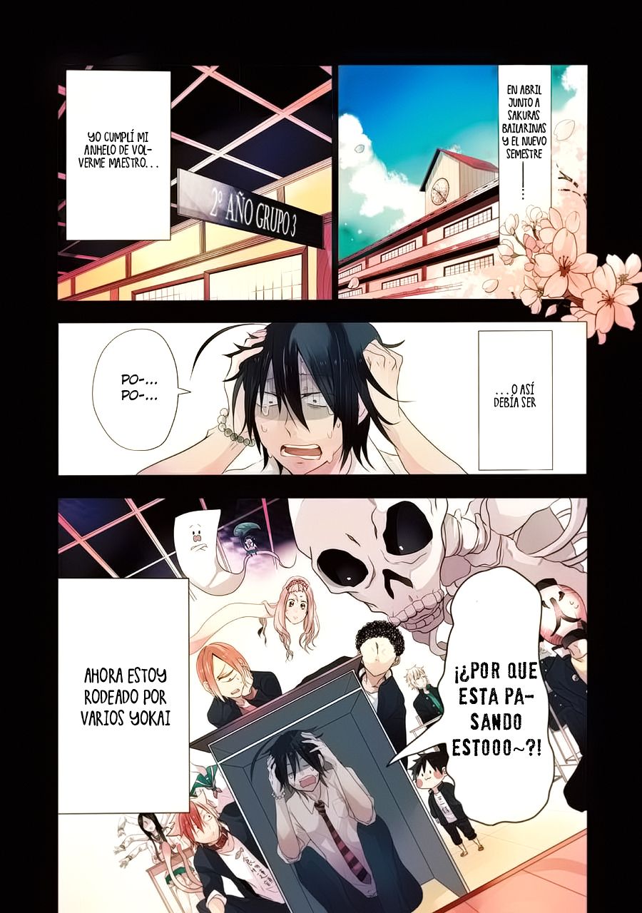 Yokai Gakkou no Sensei Hajimemashita! Capitulo 1: Bienvenido a Hyakky Gakuen página 6