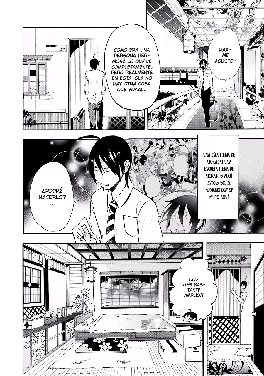 Yokai Gakkou no Sensei Hajimemashita! Capitulo 2: ¡¡Sé valiente en tu primera clase, Haruaki!! página 6